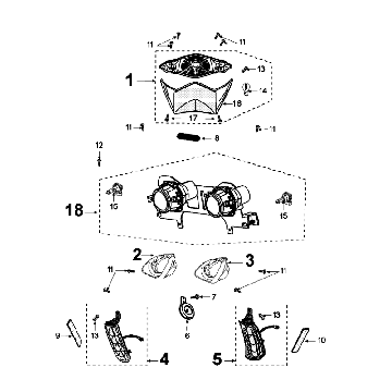 Leicht Peugeot Speedfight 4 4-Takt Blau/Schwarz