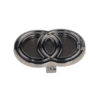 Emblem zum Stecken Frontverkleidung (Gilera) Runner 50-125-180-200 2/4-Takt chrom/Schwarz Piaggio original 573508