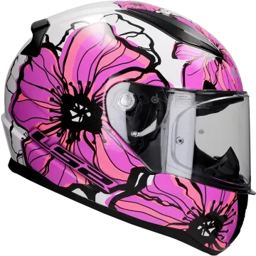 LS2 Helm Rapid II FF353 Poppies roze
