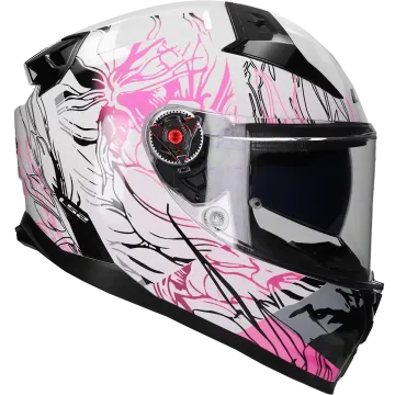 LS2 Helm Vector II Darflo FF811 wit / roze