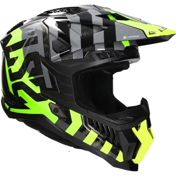 LS2 Helm X-Force Barrier MX703 fluor geel / groen