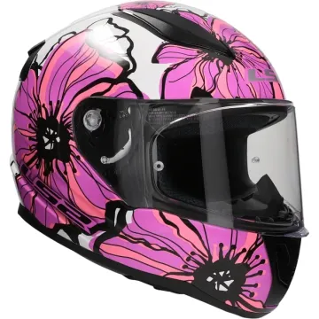 Integralhelm LS2 Rapid II FF353 Poppies rosa