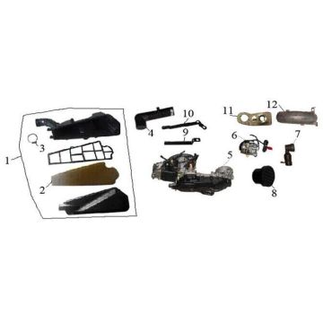 Luftfilter AGM LX schwarz