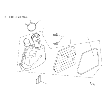 Luftfilter AGM Venom schwarz