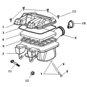 Luftfilter China Strada