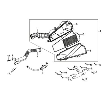 Luftfilter Sym XPRO 50 E4