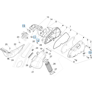 Luftfilter Vespa Sprint 125 4T 3V IE ABS