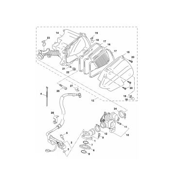 Luftfilter Yamaha Aerox 4-Takt 2014
