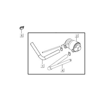 Luftmembran AGILITY 16+ 4T 125 Mattes Metallic-Silber