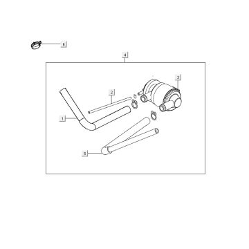 Luftmembran Kymco City 16' 4-Takt weiß
