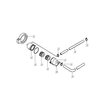 Luftmembran Kymco Grand Dink 2-Takt Anthrazit