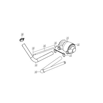 Luftmembran Kymco People S 50 4T AC Mattgrau
