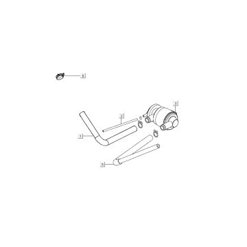 Luftmembran Kymco Super 8 4-Takt (2007-2009) orange