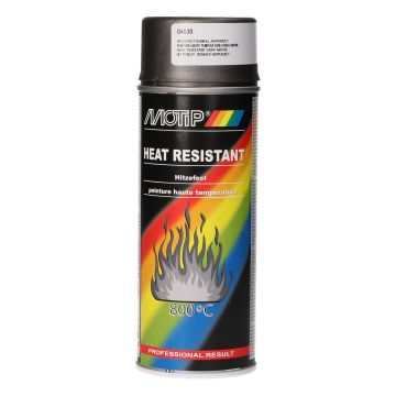 Spraydose hitzebeständig anthrazit-schwarz 400ml Motip