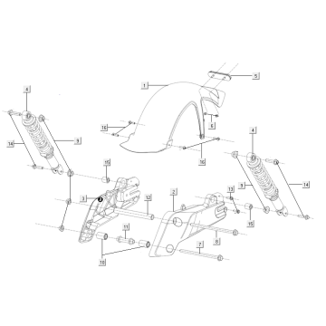 Stoßdämpfer Niu M+ sport