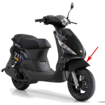 Kotflügel vorne Piaggio Zip 2000→50cc 2/4-Takt schwarz matt