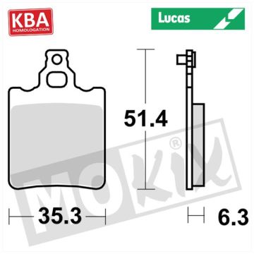 Bremsbelag Lucas Standard Grimeca