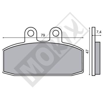 Lucas A-Qualitäts-Bremsbelagsatz-MCB557