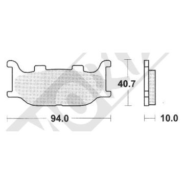 BREMSBELAG LUCAS STD IT/YAM CE