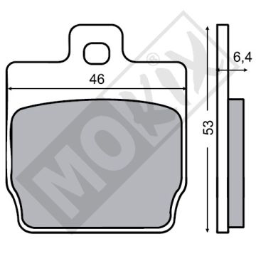 BREMSBELAG LUCAS STD MBK/YAM CE-MCB701