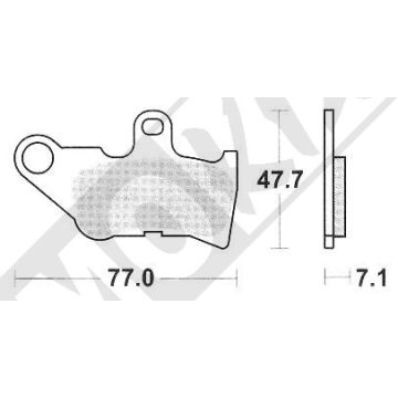 BREMSBELAG LUCAS STANDARD YAM/JOG-R CE
