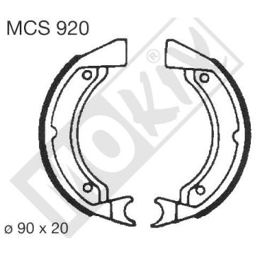 BREMSBACKENSATZ LUCAS SUZUKI CE-MCS920