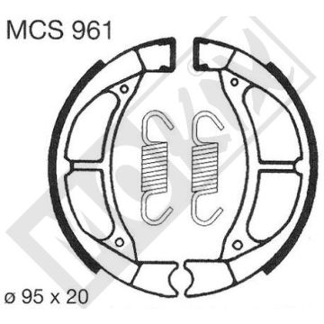 Bremsbackensatz MBK/Yamaha 95x20