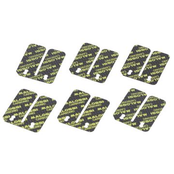 Membranteller-Malossi-Set 6 Stück Carbon Piaggio 2-Takt 50-180 für VL11/Membran 277054.C0