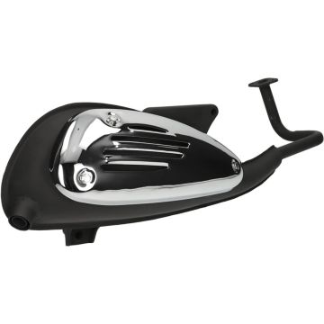 Auspuff China GY6 50cc 4-Takt Modell China LX) Doppelstoßdämpfer VX/VX50S/Riva/Napoli/Benson/Touring/Toscana/Lux/VXL/RL/Azzuro/Rimini/Delphi/GTS/Sourini/Felice Silex