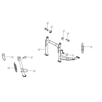 Hauptstand AGILITY 16+ 4T 200i Matt Metallic Hellblau