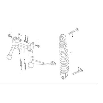 Rover Fun 4-Takt-Hauptständer