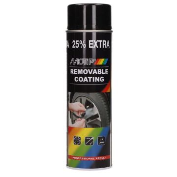 Spraydose Sprayplast schwarz glänzend 500ml Motip