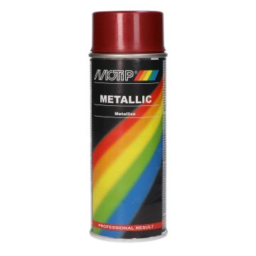 Spraydose rot metallic 400ml Motip