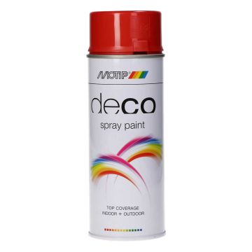 Spraydose Feuerrot Hochglanz 400ml Ral 3000 Motip