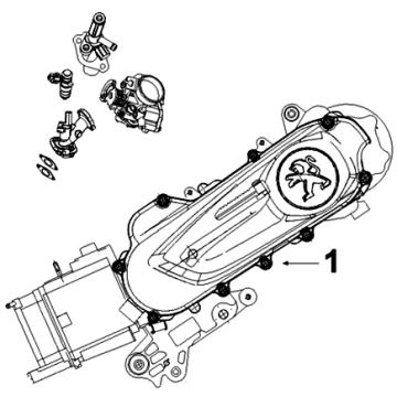 Motor Peugeot Kisbee original euro4 von 2018