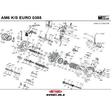 Motor Rieju SMX p-up schwarz 2008 2-Takt