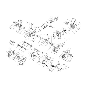 Motorteile Beta Cyclo 25km blau 2007 2-Takt 25