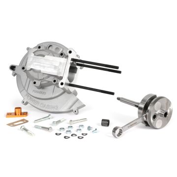 Motorgehäuse komplett Pinasco Power Casing Master 46x43 Piaggio Ciao,Bravo,SI,Boxer,Sp.12mm