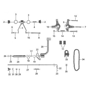 Zündapp GTS 50 517-40L5 Motoraufhängung