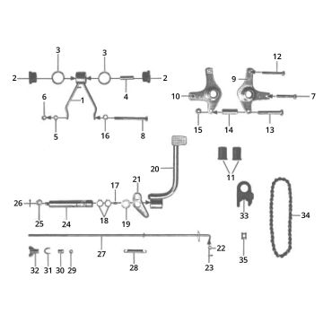 Zündapp C50 Sport 517-21LA Motoraufhängung