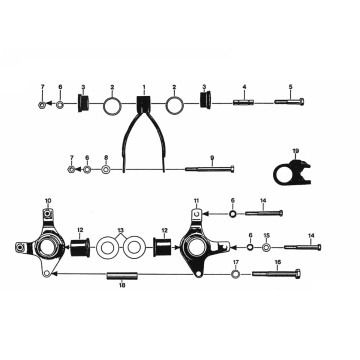 Zündapp 530 Motoraufhängung aller Typen