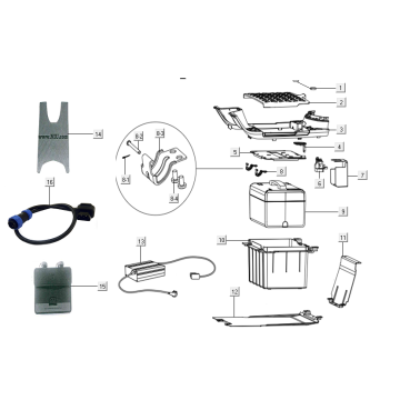 Batterie - Trittbrett Niu N-Pro