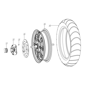 Hinterrad - Motor Niu N-Pro