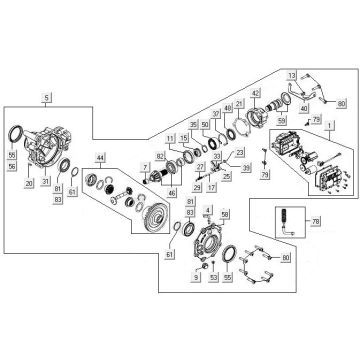 Differential Kymco MXU 400 4T AC