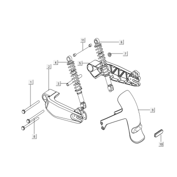 Stoßdämpfer Niu N-GT
