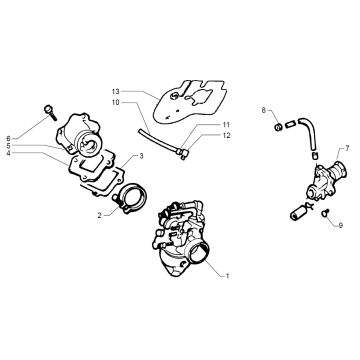 Ölpumpe Beta Ark-K AC gelb-Silber 2-Takt
