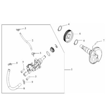 Ölpumpe Generic Roc rot 2010 2-Takt