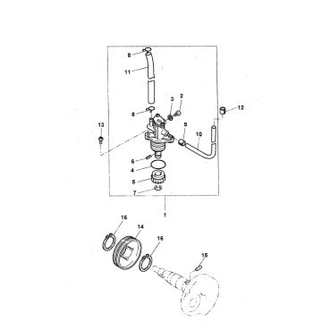 Ölpumpe Yamaha Bw's 2-Takt