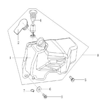 Öltank Generic Cracker limitiert weiß 2009 2-Takt 25