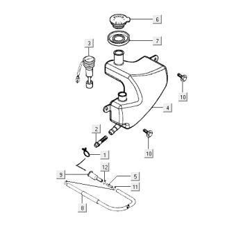 Öltank Kymco Vitality 2t Wechselstrom Sportstrom